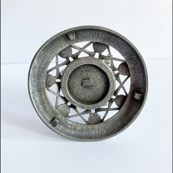 Fort Pewter Golfer With Golf Clubs Lid Jar Topper - Picture 7 of 8